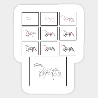 Ant Monster Sticker